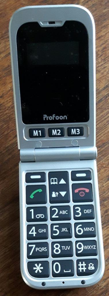 Profoon PM Big Button Senioren GSM €50.-, Telecommunicatie, Mobiele telefoons | Samsung, Zo goed als nieuw, Zonder simlock, Overige systemen