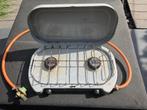 Coleman CS4400 2-pitskookplaat & Campingaz 904 gasfles (1/4), Ophalen of Verzenden, Gebruikt