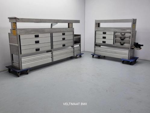 ALUCA SET bedrijfswagen inrichting kasten 9408-19 & 9408-20, Auto diversen, Auto-accessoires, Gebruikt, Ophalen of Verzenden