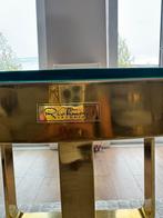 Richmond Ronde Eettafel Ø140cm - Gerecycled Hout & Glas, Huis en Inrichting, Ophalen, 100 tot 150 cm, Rond, Zo goed als nieuw