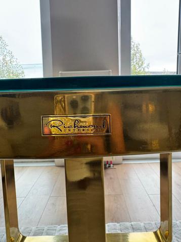Richmond Ronde Eettafel Ø140cm - Gerecycled Hout & Glas beschikbaar voor biedingen