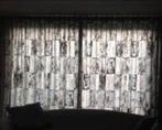 Gordijnen, Grijs, Antraciet, Zilver, lichtgewicht, zgan, 100 tot 150 cm, 200 cm of meer, Ophalen of Verzenden, Zo goed als nieuw