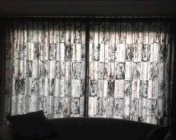 Gordijnen, Grijs, Antraciet, Zilver, lichtgewicht, zgan beschikbaar voor biedingen