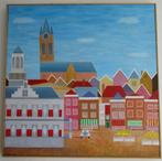 Delft Stadhuis Giclee op canvas schildersdoek, Verzenden
