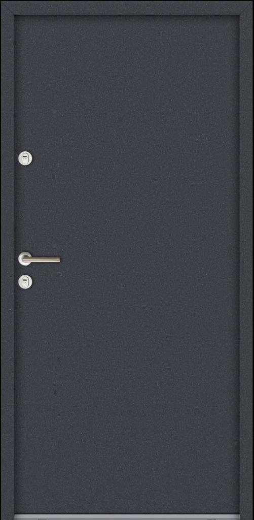 Aluminium staal voordeur 100x200 Antraciet Links, Doe-het-zelf en Verbouw, Deuren en Horren, Nieuw, Buitendeur, 200 tot 215 cm