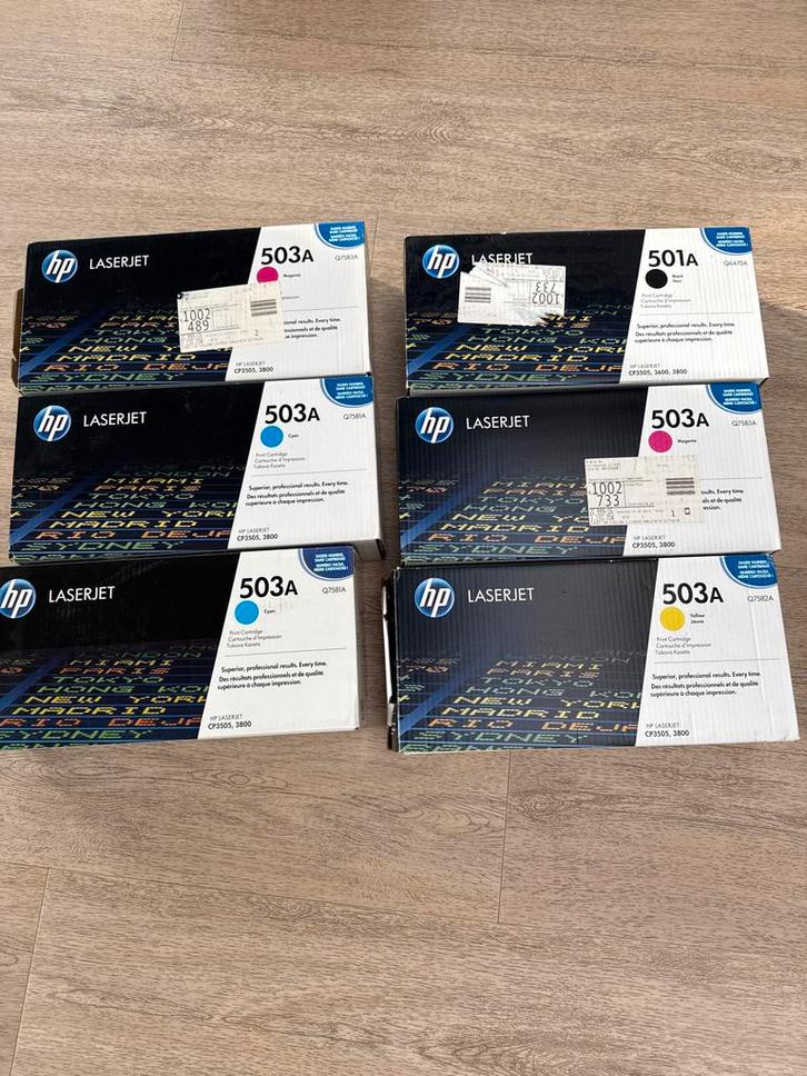 HP Laserjet Cartridges - Diverse Kleuren & Types, Computers en Software, Printerbenodigdheden, Nieuw, Toner, Ophalen of Verzenden