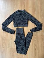 Gymshark sport set vital seamless, Zwart, Ophalen of Verzenden, Maat 36 (S), Fitness of Aerobics