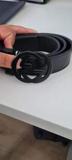 Zwarte Gucci Riem, 95 tot 105 cm, Nieuw, Ophalen of Verzenden, Riem of Ceintuur