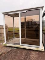 Rokershok rookhok rookruimte overkapping incl kachel, Ophalen of Verzenden, Zo goed als nieuw, Schuur