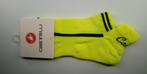 Castelli sokken, Geel Neon zwart Low, Verzenden, Tweedehands