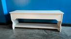 Wit bankje met klep, Huis en Inrichting, Banken | Bankstellen, Ophalen, Gebruikt, Minder dan 150 cm