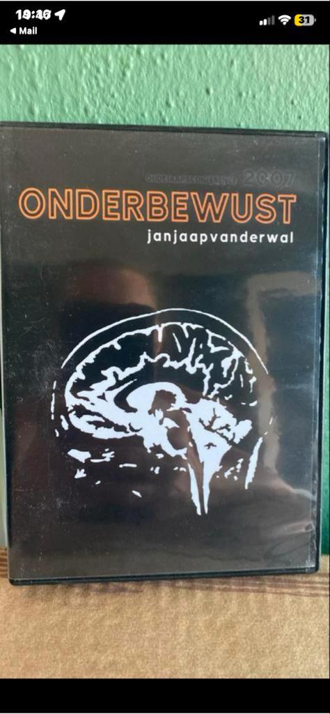Jan Jaap van der Wal - Onderbewust DVD, Cd's en Dvd's, Dvd's | Cabaret en Sketches, Gebruikt, Stand-up of Theatershow, Alle leeftijden