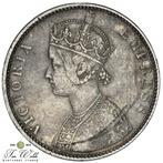 Brits-Indië 1 Rupee 1900, Ophalen of Verzenden, Zuid-Azië, Losse munt, Zilver