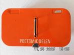 Vintage poetsmiddelendoos van Brabantia in oranje, jaren 70,, Ophalen of Verzenden, Huis en Inrichting
