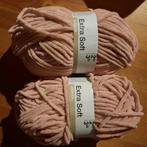 2x Zeeman Extra Soft Roze Garen - Nieuw, Ophalen of Verzenden