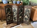 Antiek chinees kamerscherm 1.14 x 98 met parelmoer  € 149, Ophalen, Gebruikt