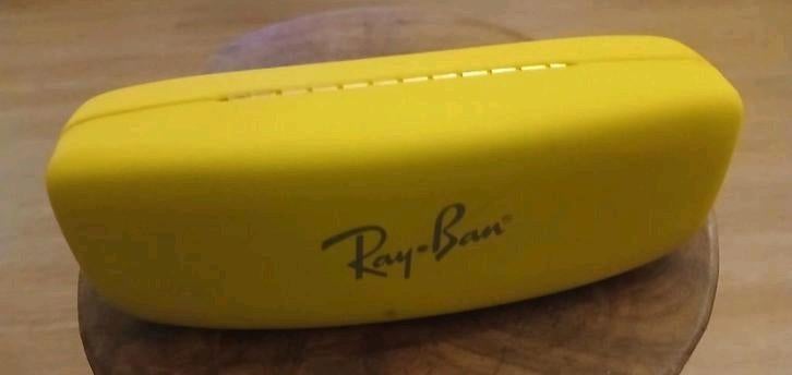 Ray-Ban vintage brillenkoker geel/rood, Ophalen of Verzenden, Geel, Ray-Ban