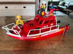 Playmobil brandweerboot 3128, Ophalen of Verzenden, Zo goed als nieuw