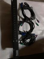 Digitus 16-poorts KVM-switch, Computers en Software, Pc- en Netwerkkabels, Ophalen of Verzenden, Zo goed als nieuw