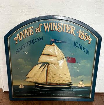 Vintage Country Corner Wandbord Anne of Winster 1854 beschikbaar voor biedingen