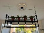 Industriële hanglamp met plantenbakken, Ophalen, Gebruikt, Metaal, Minder dan 50 cm