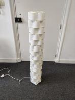 Witte stalamp, Ophalen, Zo goed als nieuw, Kunststof, 100 tot 150 cm