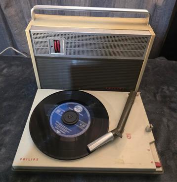 Vintage Philips Platenspeler - Klassieker! beschikbaar voor biedingen