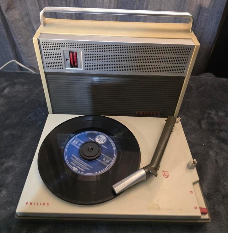 Vintage Philips Platenspeler - Klassieker!, Audio, Tv en Foto, Platenspelers, Gebruikt, Platenspeler, Philips, Ophalen of Verzenden