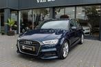 Audi A3 Sportback 35 TFSI S-LINE NAVI VIRTUAL LED XENON S-TR, Stof, 4 cilinders, 150 pk, Blauw