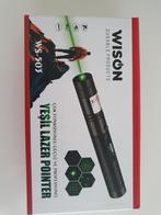 Groene Laserpen WS-503 met Patronen, Hobby en Vrije tijd, Metaaldetectors, Ophalen of Verzenden, Nieuw, Instelbare gevoeligheid