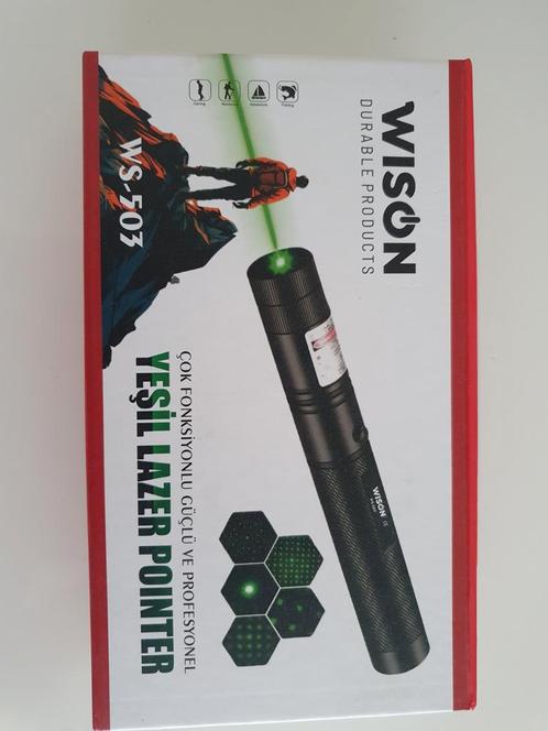 Groene Laserpen WS-503 met Patronen, Hobby en Vrije tijd, Metaaldetectors, Nieuw, Instelbare gevoeligheid, Ophalen of Verzenden