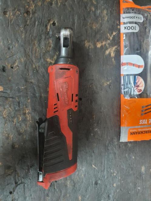 Milwaukee M12IR 1/4" Ratel, Doe-het-zelf en Verbouw, Gereedschap | Handgereedschap, Gebruikt, Ophalen