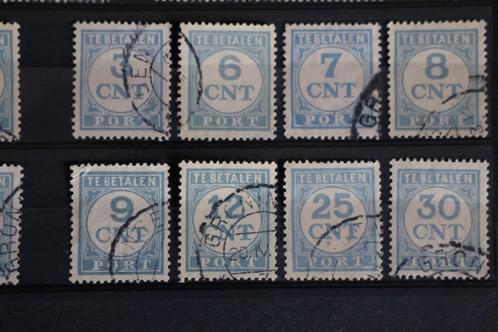 Kavel gestempelde Portzegels Nederland, Postzegels en Munten, Postzegels | Nederland, Gestempeld, Na 1940, Ophalen of Verzenden