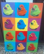 Duck Pop Art schilderij, Huis en Inrichting, Ophalen, Zo goed als nieuw, Schilderij, 50 tot 75 cm