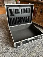 Kapperskoffer / Make-up koffer met slot, Zwart, Ophalen of Verzenden, Zo goed als nieuw, Met slot