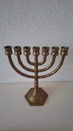 Antieke Menora kandelaar, Antiek en Kunst, Antiek | Kandelaars, Ophalen, Koper of Brons
