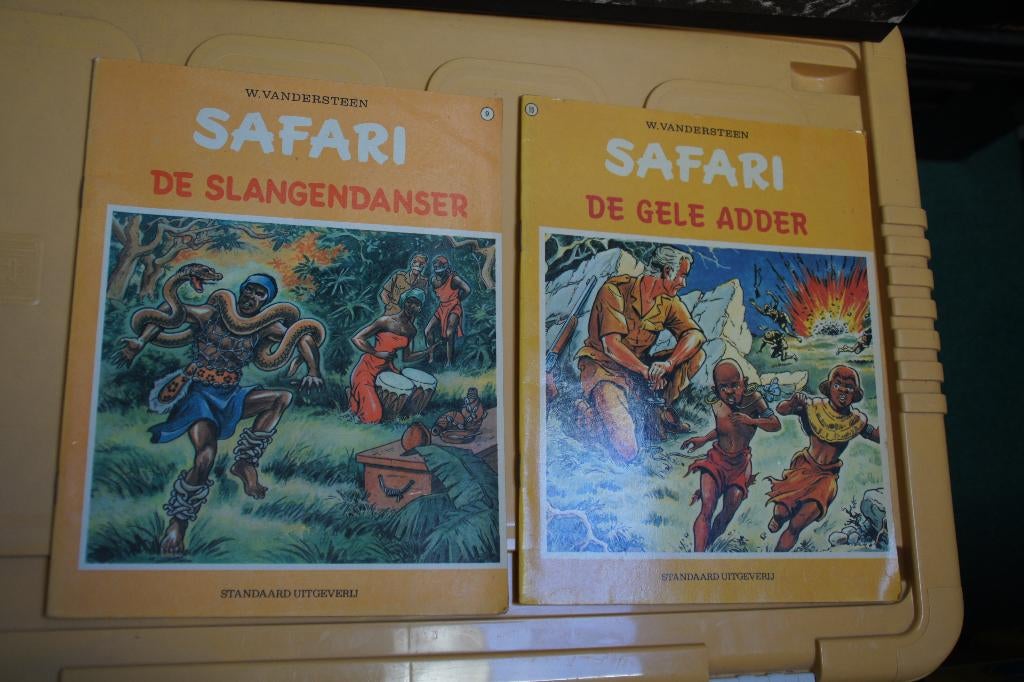2 x safari van W. van der Steen, Meerdere stripboeken, Ophalen of Verzenden, Gelezen