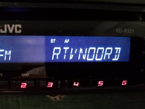 JVC autoradio / cd-speler / aux ingang / rode verlichting, Auto diversen, Autoradio's, Gebruikt, Ophalen of Verzenden