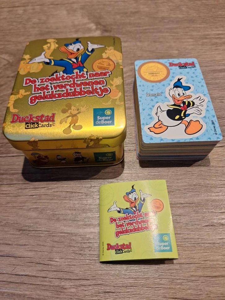 Duckstad ClickCards - De zoektocht naar het geluksdubbeltje, Hobby en Vrije tijd, Gezelschapsspellen | Kaartspellen, Ophalen of Verzenden