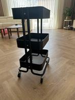 Ikea RASKOG trolley zwart, zgan!, Huis en Inrichting, Ophalen, Zo goed als nieuw