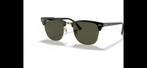 70 euro Ray ban clubmaster w0385 51021, Ray-Ban, Zonnebril, Zo goed als nieuw, Zwart