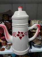 Prachtige sierlijke Franse porseleinen cafétiere Lunéville, Ophalen of Verzenden