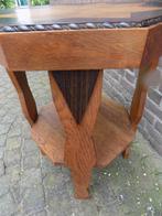 Amsterdamse school tafel geometrisch coromandel vintage, Ophalen, Gebruikt
