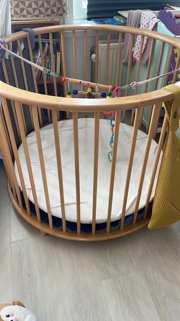box Rondo Bopita, Kinderen en Baby's, Boxen, Gebruikt, Rond, In hoogte verstelbaar, Boxkleed, Wieltjes, Ophalen