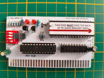 PC/XT 512K RAM expansion card voor vintage computers beschikbaar voor biedingen