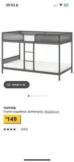 2 stuks srapelbed Tuffing (ikea) incl matrassen, Huis en Inrichting, Ophalen, 90 cm, Eenpersoons, Zo goed als nieuw