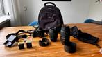 Nikon D3100 set, Audio, Tv en Foto, Fotocamera's Digitaal, Ophalen, Gebruikt, Spiegelreflex, Nikon