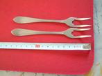 2 oude/antieke belegvork vorkjes PAKO META, Ophalen of Verzenden