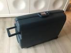 Grote petrol Samsonite Oyster koffer met cijferslot/2 wielen, Ophalen of Verzenden, Hard kunststof, Zo goed als nieuw, 55 cm of meer