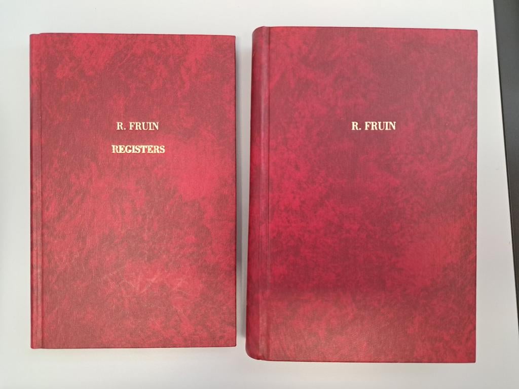 Fruin - Verspreide Geschriften 10 delen + Register, Ophalen of Verzenden, 19e eeuw, Zo goed als nieuw, Robert Fruin